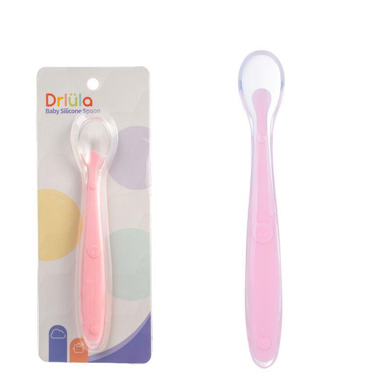 Pa Babette Silicone Baby Spoon - Soft, All-Silicone Feeding Tableware for Children