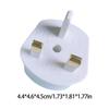 Space-saving UK Travel Power Converting Device Fits for Multiple Devices Long-Sustaineds ABS Housing Ideal Business-oriented Trips