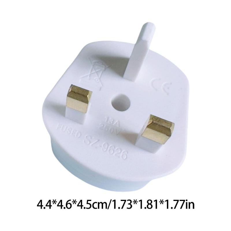 Space-saving UK Travel Power Converting Device Fits for Multiple Devices Long-Sustaineds ABS Housing Ideal Business-oriented Trips