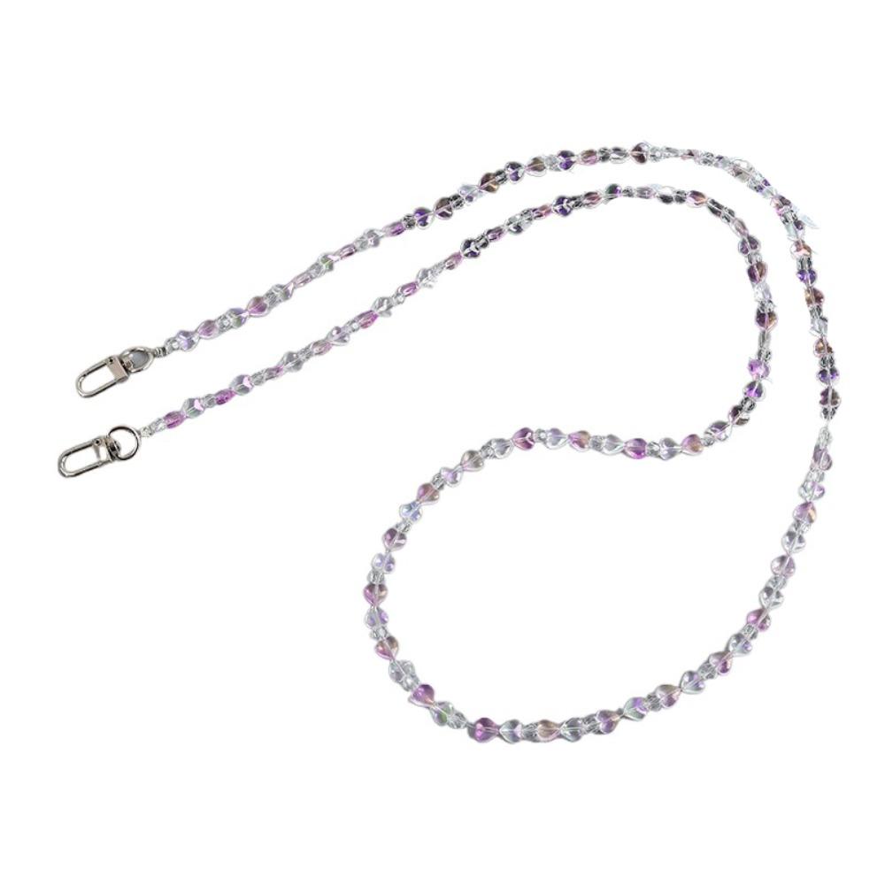 Love Heart Mobile Phone Crossbody Strap Bag Chain Phone Neck Straps  Earphone Case Strap