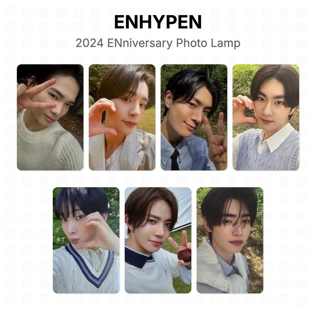 ENHYPEN 2024 ENniversary Photo Lamp Official Photocard