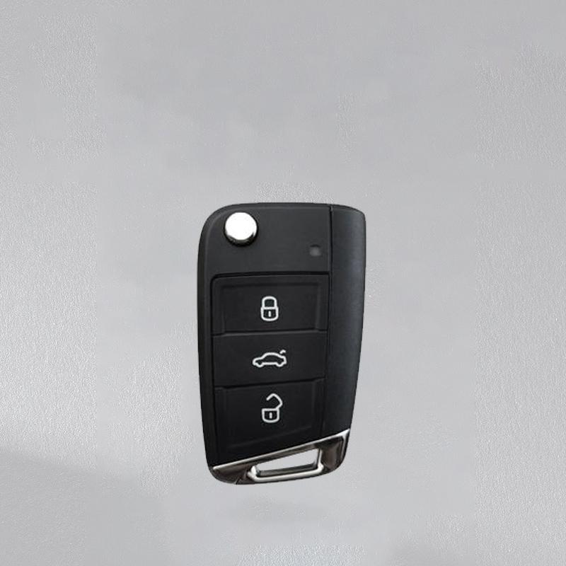 Dla VOLKSWAGEN VW Etui na Kluczyk Samochodowy Pokrowiec Ochronny Obudowa dla VW Volkswagen Golf 7 MK7 Tiguan MK2 T-roc T-cross Brelok do Kluczy Samochodowych