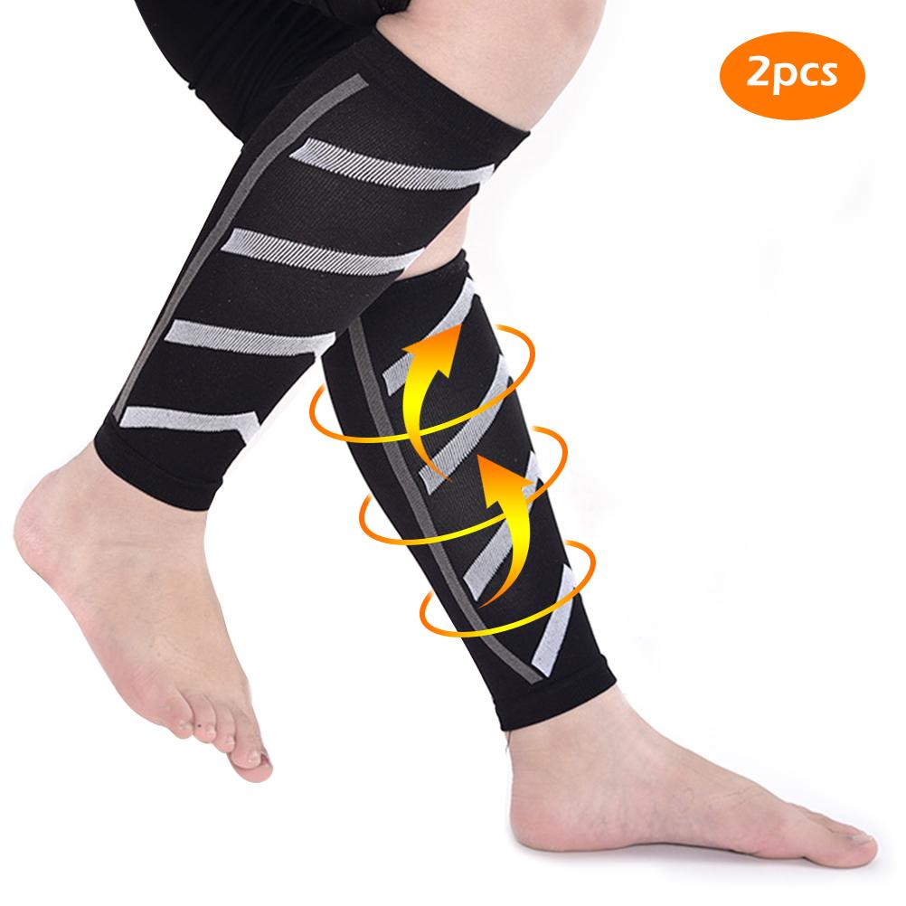 1 Pair Calf Compression Sleeves for Sports Running Cycling Socks Leg Warmers Men Women Football Sock Protectors