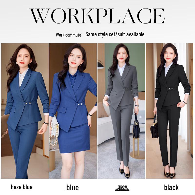 Elegant Slim-Fit Women's Business Suit Set