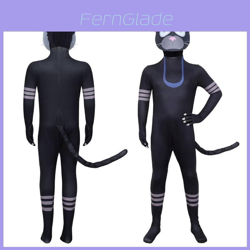 99 Nights In The Forest Black Cat Cosplay Suit For Kids And Adults With Polyester Fabric Halloween Costume