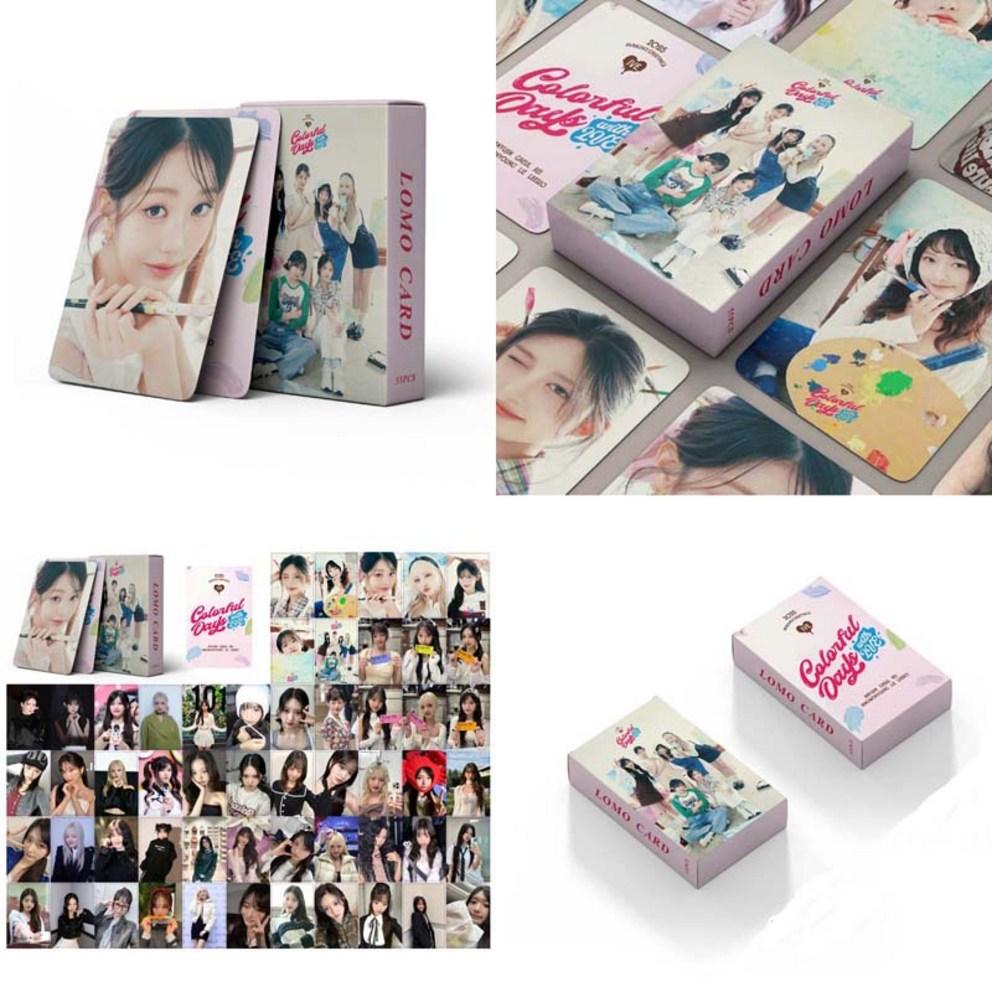 

Ive Фока Фотокарточка Голограмма Приветствия к сезону 2025 COLORFUL DAYS 1 Коробка (55 листов) / Чан Вонён, Ан Юджин, Рэй, Ли Со, Гаыль