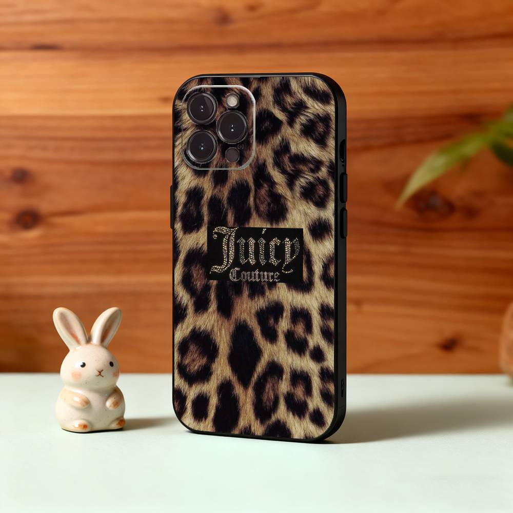 Pink J-Juicys C-Coutures Phone Case For iPhone17 16 15 14 13 12 11 Pro Max Plus,5G Soft Black Case