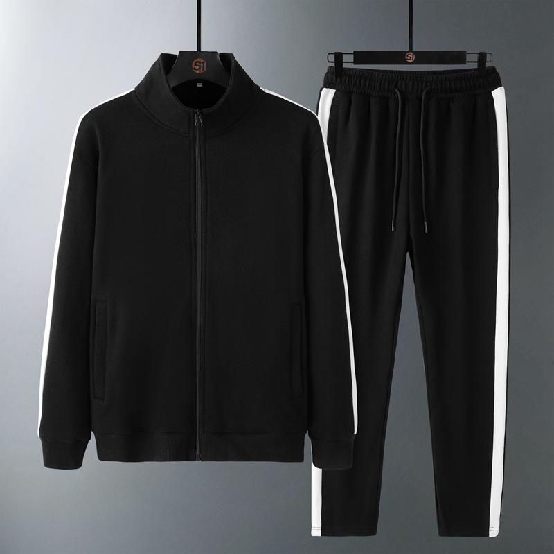 Men's 2025 Cotton Tracksuit: Breathable Long Sleeve Fashion Jacket & Casual Running Top