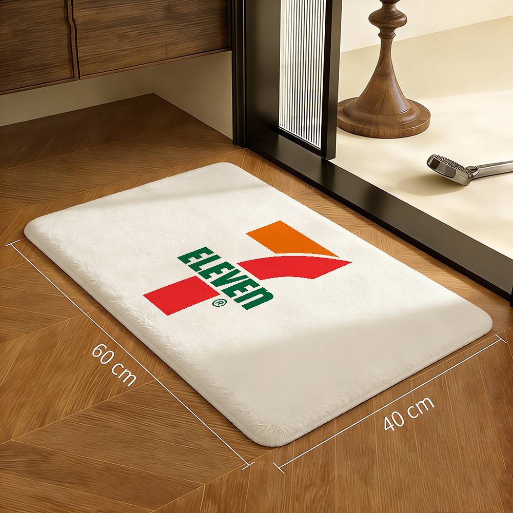 7-E-ELEVENS Bathroom Mat Kids Room Bedroom Decoration Balcony Anti-Slip Doormat Living Room Welcome Rug