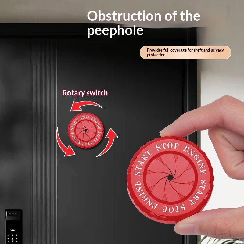 Car Ignition Switch Cover Light Touch Start Button Rotation Protective Cap Motorcycle Start Stop Ring Anti-Peeping Decoration