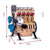 Engine Resin Ornament - Creative Mechanical Style Desktop Decor