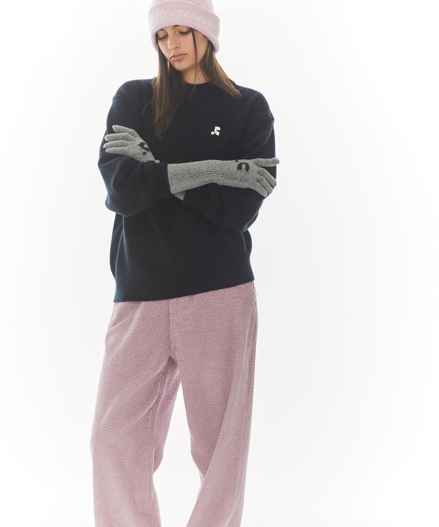 REST&RECREATION Knit Long Glove - Gray