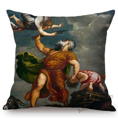 Neoclassic Italian Renaissance Titian Christian Bible Theme Painting Venus Home Decor Sofa Pillow Case Vintage Art Cushion Cover
