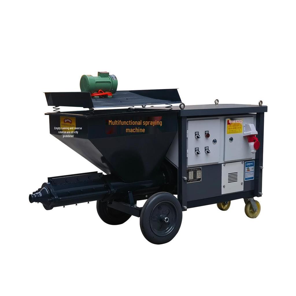 High-Pressure Cement Mortar Sprayer for Wall Plastering and Putty Application