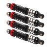 4Pcs RC Shocks Absorber Aluminium Alloy   Dual Section Dual Spring RC Car Damper for 1Celsius10 RC Crawler Car