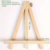 Adjustable Mini Wooden Easel Stand 2/4/6Pcs Portable Triangular Desktop Painting Canvas Holder for Art Creations