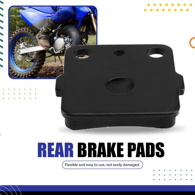 L10A Motorcycle Rear Brake Linings- Disc Brake Pad For  YZ65 2018- , YZ80 E/F/LWF/LWG/G 1993- 2001, YZ85 2002-