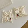 Sweet and Playful Cherry Embroidery Women's Children's Universal Fabric Block Headband Daily Wear Travel Fashion Accessories