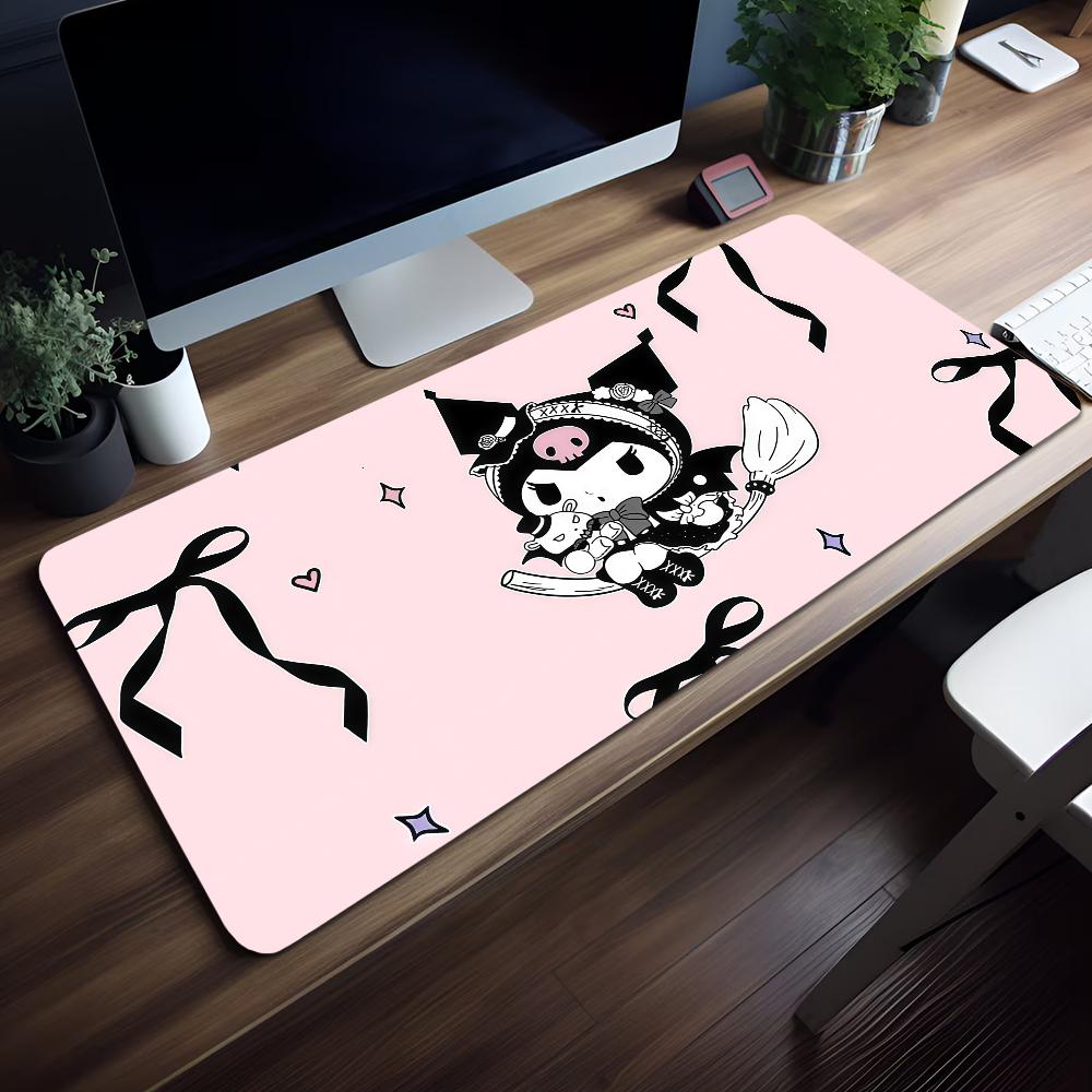 Mouse Pad Cute MousePad KKuromi Cartoon Nonslip Lockedge Office Student San Gaming Thickened Large Writing Pad Cushion
