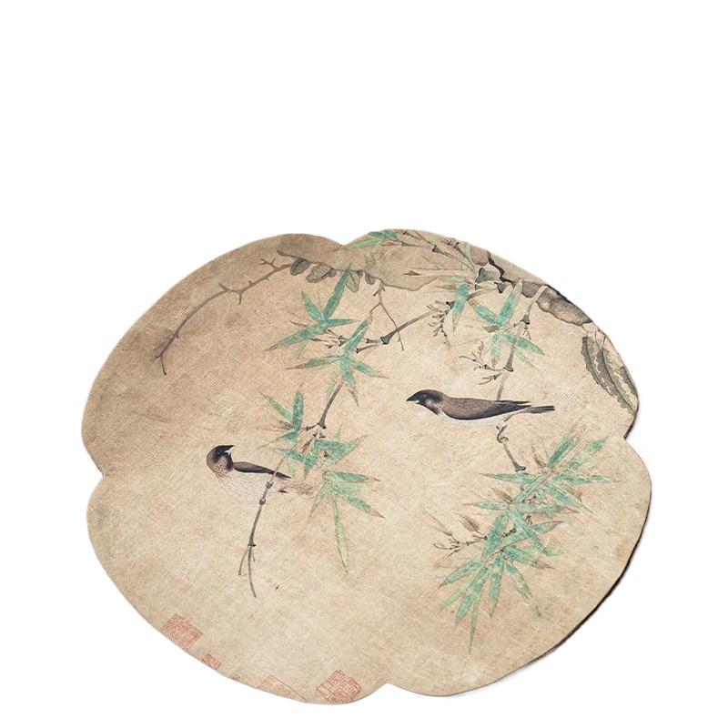Chinese Zen Waterproof and Heat-insulated Tea Party, National Style Double-sided Tea Table Mat, Dry Brewing Tea Table Cloth