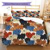 Cartoon Puppy Pattern Bedding,Quilt Set Quilt Cover Pillowcase Home Birthday Gift (1 * duvet cover + 2 * pillowcase, without core)