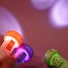 Mini Flashlight Keychain Cute Toy Flashlight Small Portable Flashlights for Kids Candy Colors Cat Toy Portable Keychain Gift