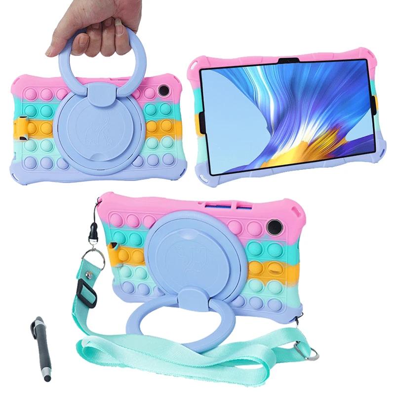 Kids Case For Samsung Galaxy Tab A9+Plus 11"8.7" 360 Rotating Stand Tablet Cover SM-X210/X215/X216 SM-X110/X115 A7 A8 Funda