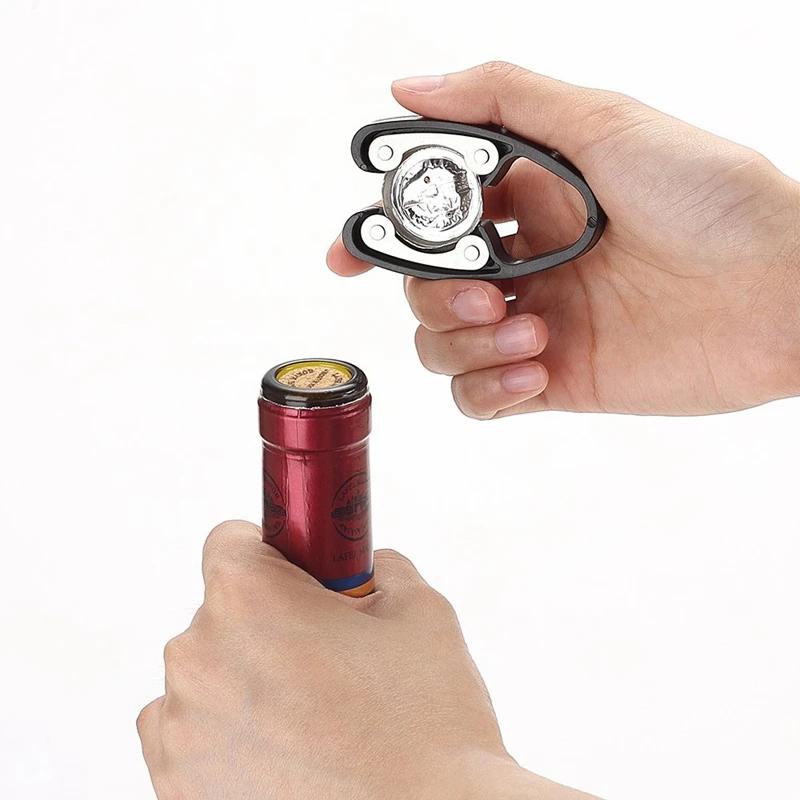 12Pcs Bottle Foil Cutter Sharp Wine Foil Remover Ergonomic Design Removes Foil Top Bottle Opener Accessory for Party