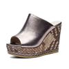 Platform Sandals for Women - Outdoor Wear Thick Sole, Plus Size 2025 Summer New Arrival Wedge Heel Strappy Sandals
