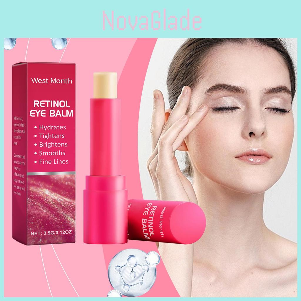 West Month Moisturizing Eye Cream Stick For Hydration Firming And Elasticity 3.5g Export Only