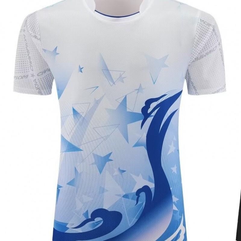 Quick-Dry Sports Jersey Set Kids Adults - Badminton Tennis Volleyball Table Training Uniform