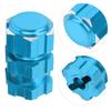 17mm Hex Adapter Nuts Splined Wheel Hubs Extension Combiner Fit for   MAXX 1Celsius10 RC Car