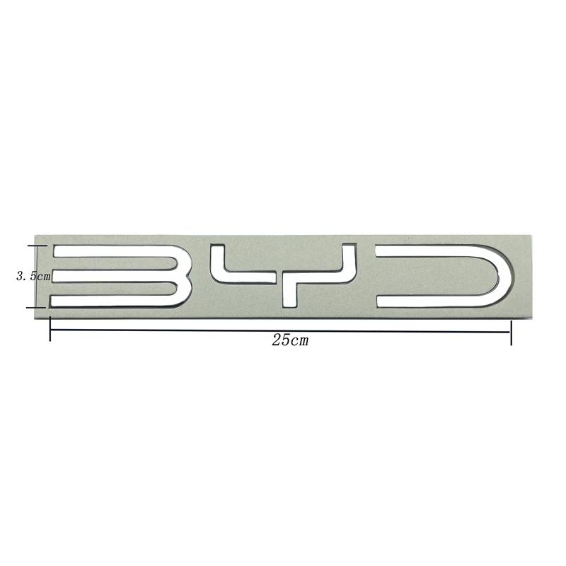 3D ABS For BYD Build Your Dreams Car Trunk Logo Badge Emblem Decals Sticker Dolphin Seal Han Tang EV Song Yuan Plus Atto 3 Qin