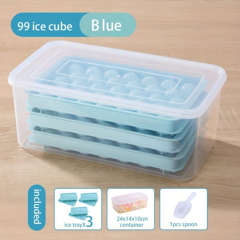 Large quantity ice ball mold set, food grade plastic can make 99 ice balls at a time, party supplies, kitchen accessories