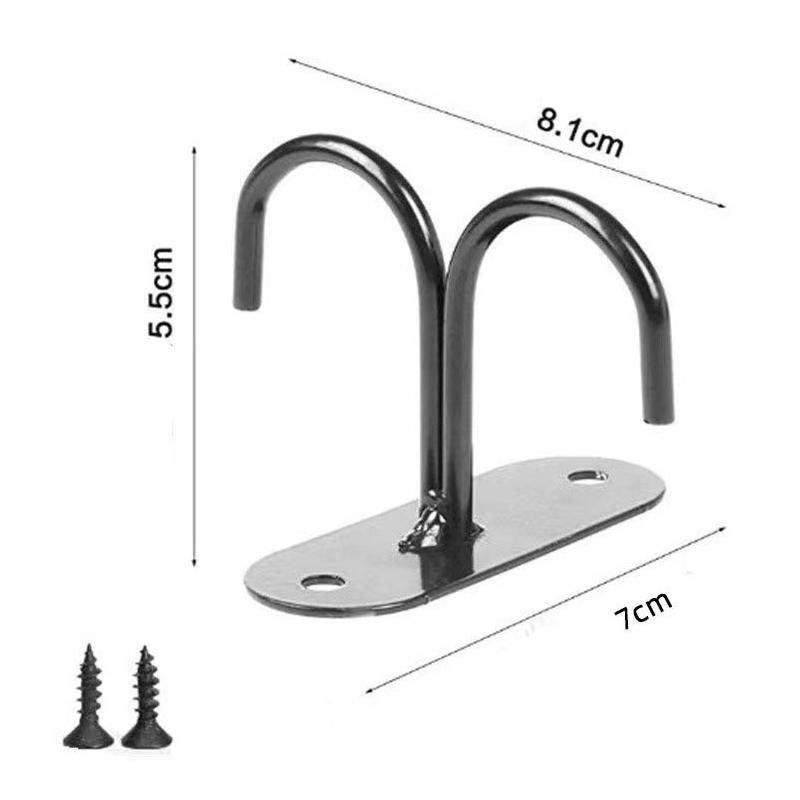 Kitchen Cup Holder Mug Rack Under Cabinet 4 Hooks Under Shelf Display Hanging Drying For Bar Kitchen Utensils Household