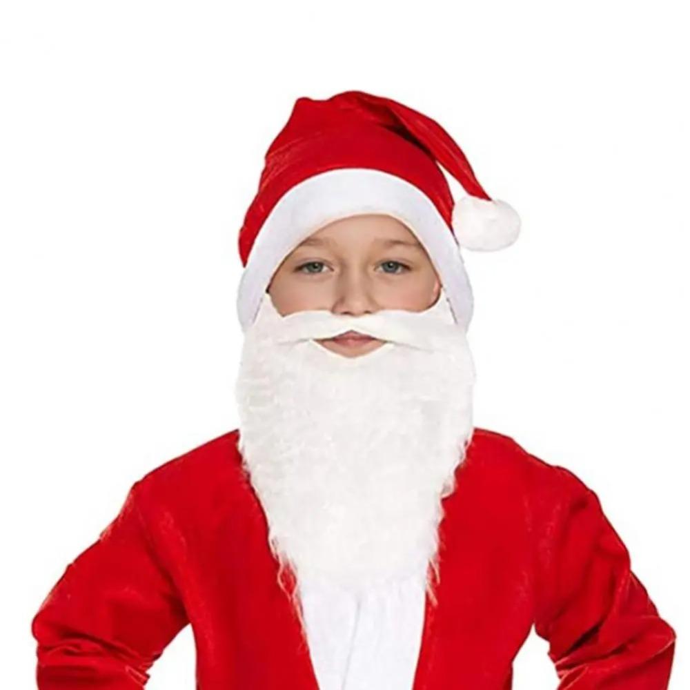 1pcs Disguise Santa Santa Claus Beard Costume Prop Simulated Beard Quality Santa Beard Costume  Xmas