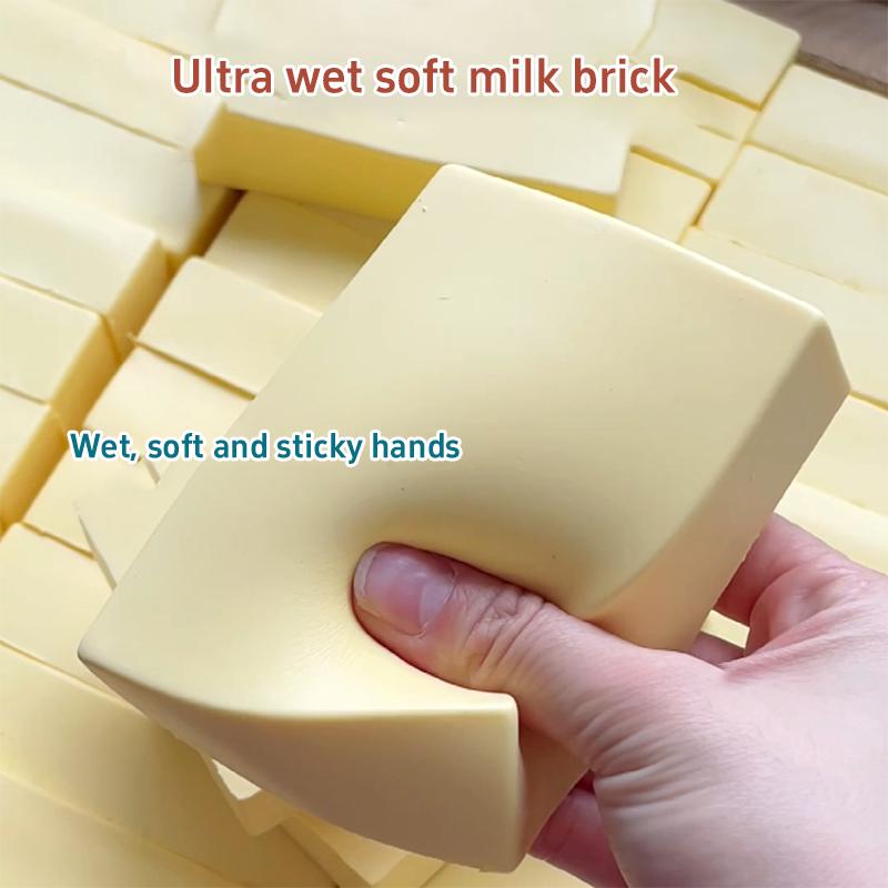Super Soft Toys Milk Brick Stress Ball Slow Rebound Milk Fragrance Toy Super Easy To Squeeze Decompress Toy Home Decoration New