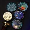 Compasses Wax Seal Stamp for Album Cards Photo Scrapbooking Wedding Decorations Astronomical Series Sealing Waxed Stamp