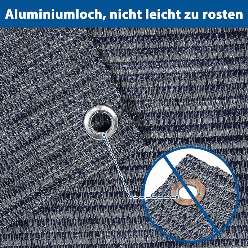 Outdoor Camping Tent Floor Awning Carpet Kits For RV Camper Caravan 240g HDPE Camping Blanket Rug With Loops Nails 2.5x3m
