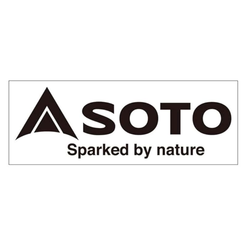 

SOTO logo seal sticker SOTO cutting sticker L (30×9.9cm) black ST-SLBK