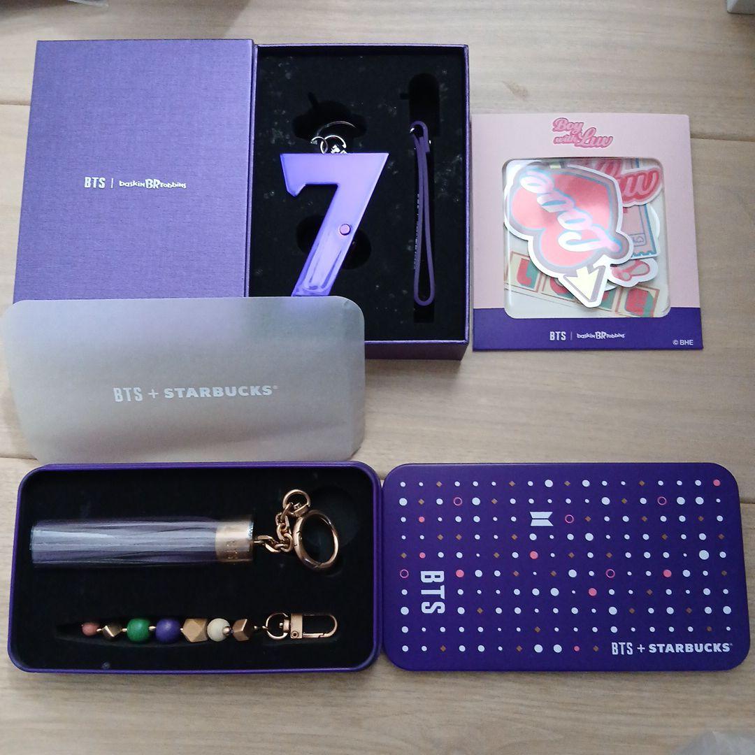 [Б/У] Световой брелок BTS x Baskin Robbins, Корея