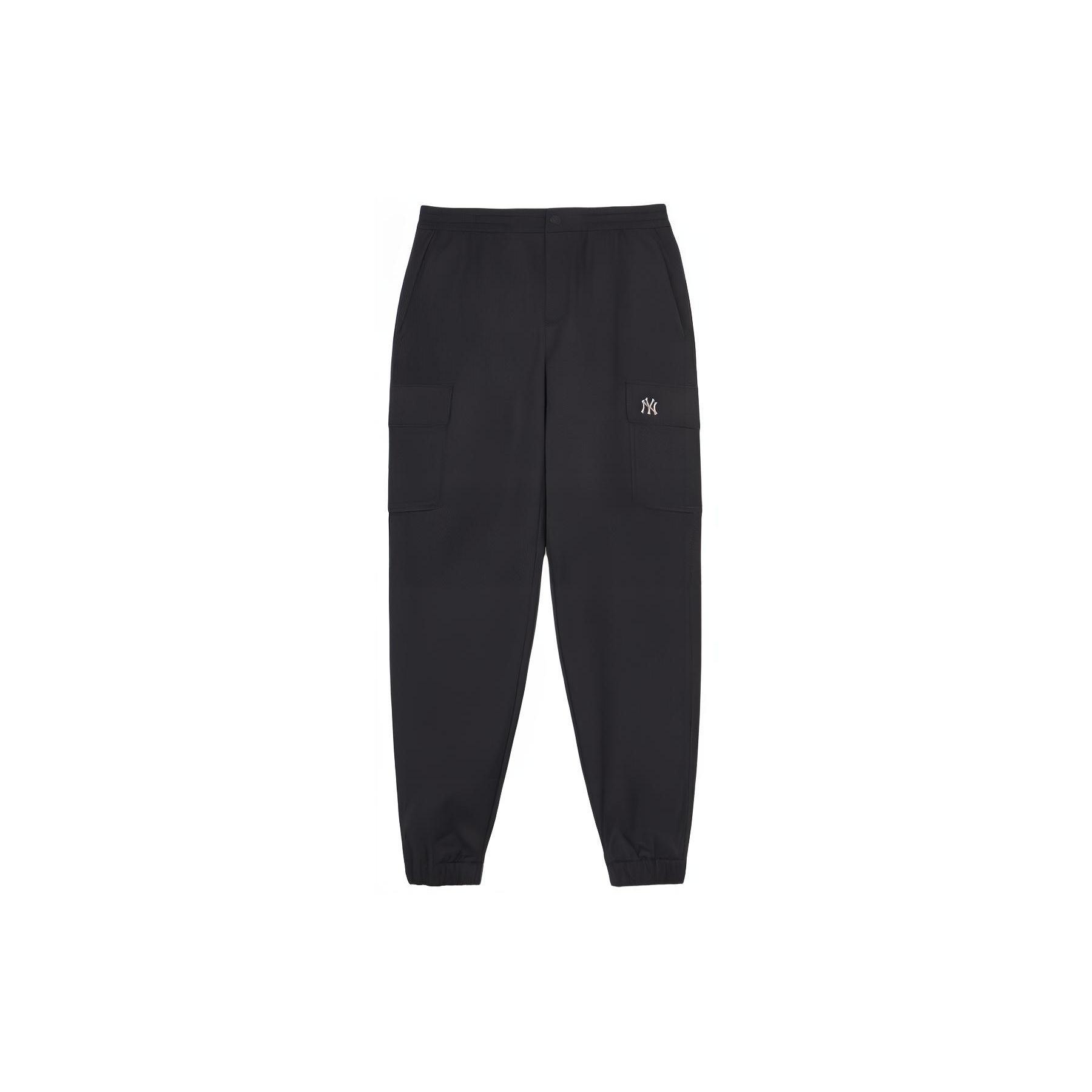 MLB Casual Pants Unisex Black Moderate Cuffed Pants 3AWPB0541-50BKS L