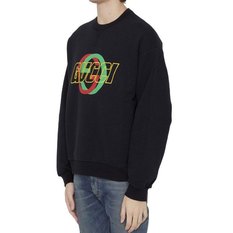 Gucci Logo Printed Crewneck Sweatshirt 768460-XJGA1-1162