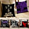 Band B-Black S-Sabbath Pillow Case Anti-dustmite Invisible Zipper Sofa Bed