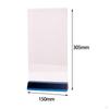 Acrylic Sign Holder Display Stand Vertical Paper Card Poster Double Sided for