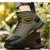 Large Size Men's Shoes Outdoor Hiking Shoes High Top Training Shoes Men's Work Labor Insurance Non-slip Hiking Off-road Shoes
