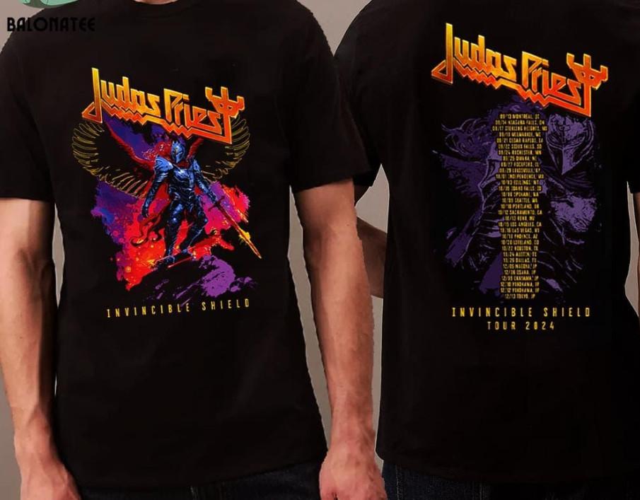 Judas Priest The Invincible Shield Tour 2026 Serpent Tee Merch shirt XL