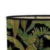 Bamboo E27 Lamp Shade with Leaves Pattern Accessory 11.8x7.8inch Farmhouse Cover for Bedrooms