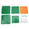 100 Holes Capsules Filler Empty Capsule Plates Manual Capsule Filling Tool 0#Dark Green 0#