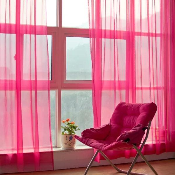 Basic Rod Pocket Sheer Voile Window Curtain Panels White One 1pc for Kitchen Bedroom Children's Room Living Room Decoration